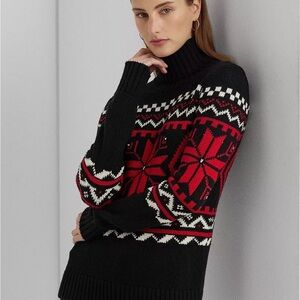 NWT Fair Isle Turtleneck Women's Sweater